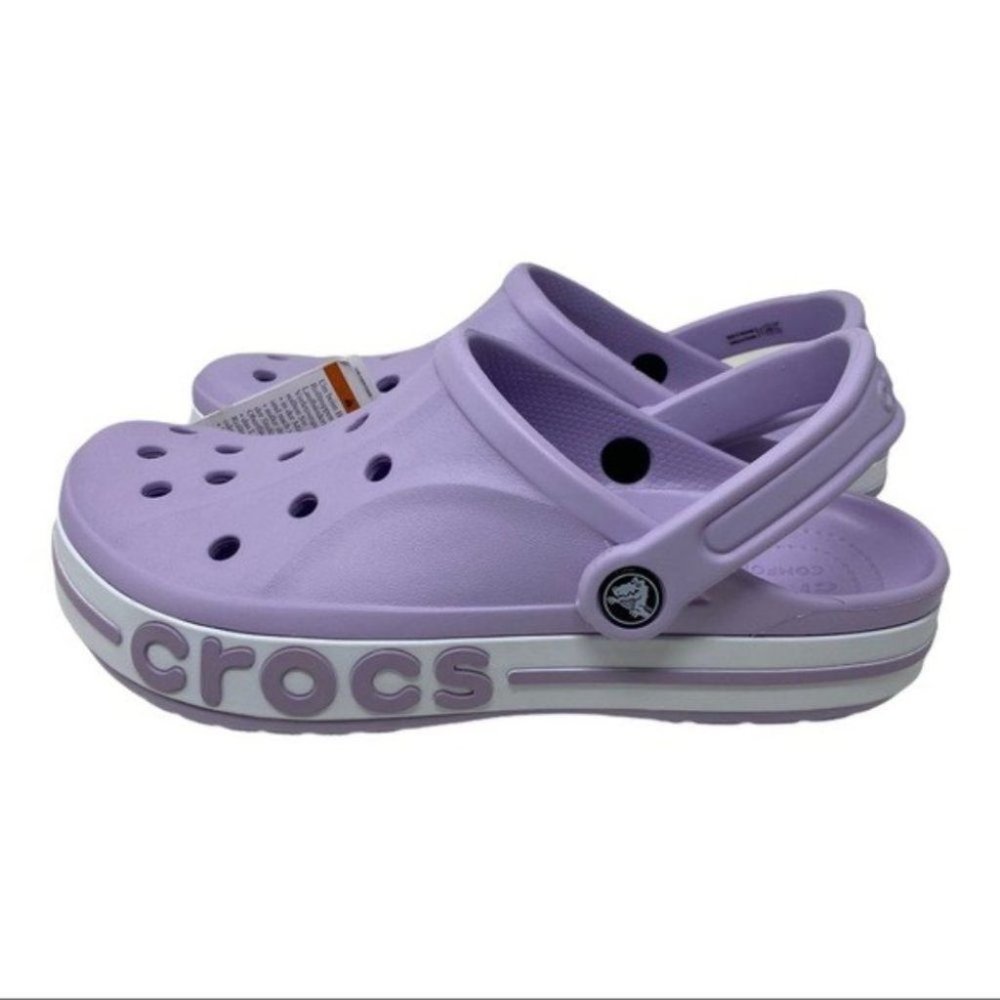 Crocs Bayaband Clogs Sandals Lavender 205089-530 Slippers Casual Slip On Spring - Picture 4 of 7